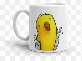 Broken Winged Bird Mug Emoji,Broke Emoticon