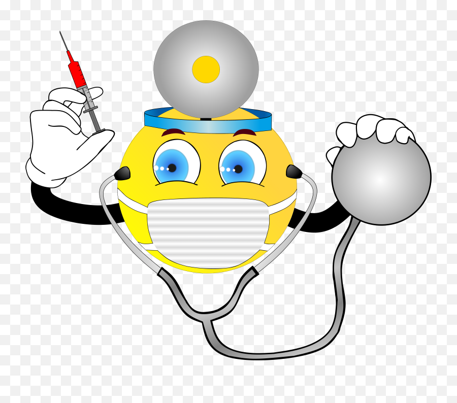 Smiley Doctor Clipart - Doctor Emoji,Black Doctor Emoji