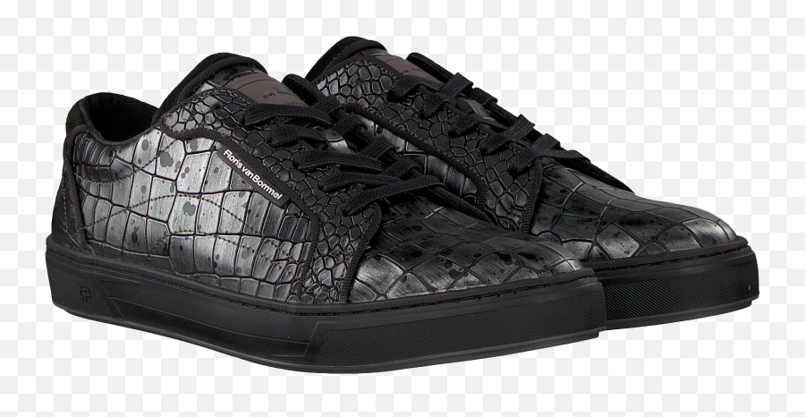 Zilveren Floris Van Bommel Sneakers 13214 - Lace Up Emoji,Elten Emotion