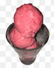 Pink Sorbet Icecream Glass Sticker - Fresh Emoji,Sorbet Emoji