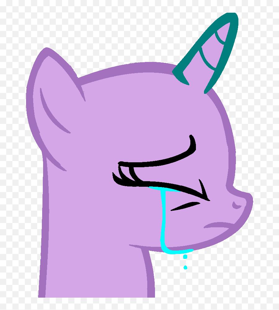 Sad Anime Eyes - Pony Crying Base Png Download Original Mlp Twilight Crying Vector Emoji,Sad Anime Emojis