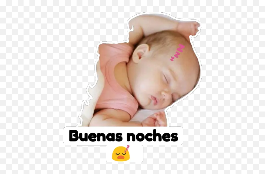 Bebes Durmiendo Stickers For Whatsapp - Baby Slaapt Emoji,Durmiento Emoticon