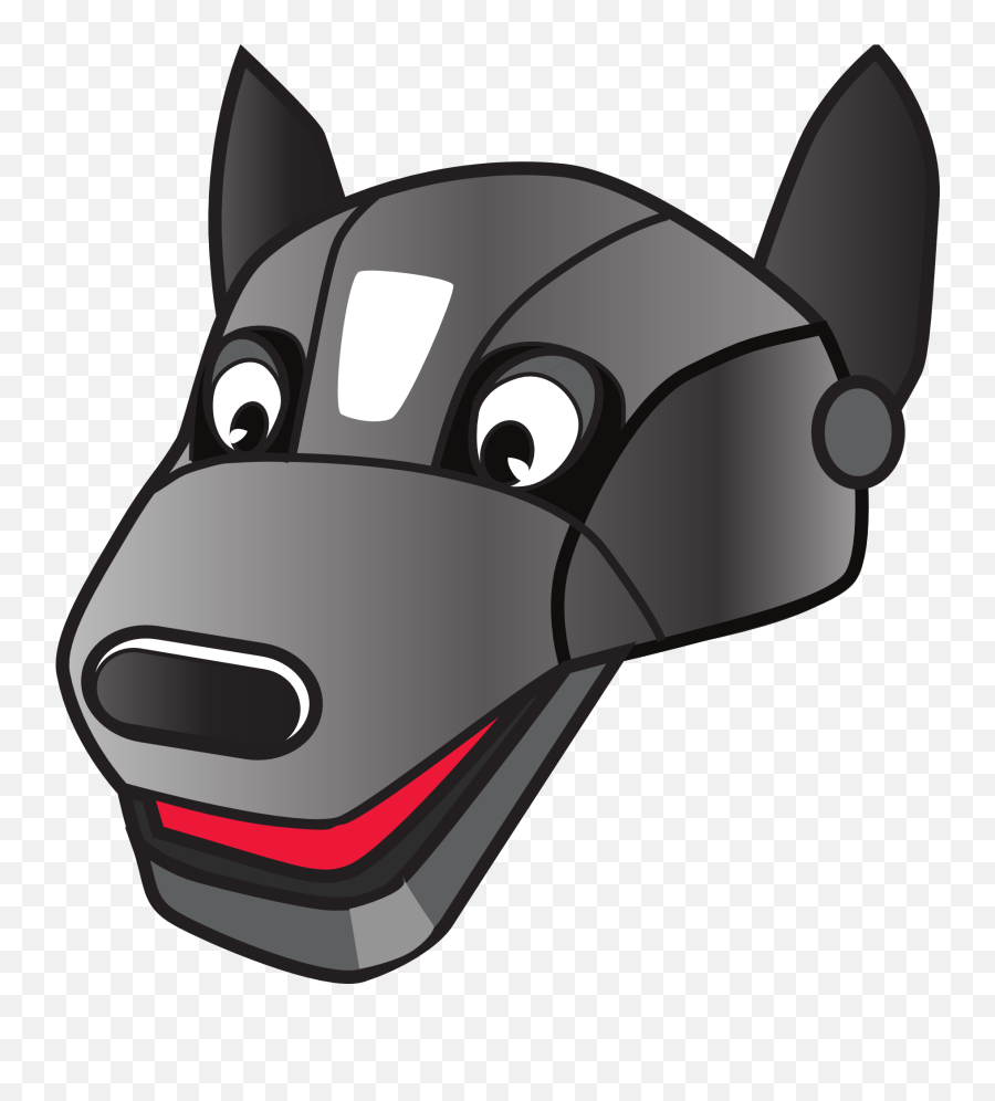 Dog Hound Robot Drawing - Robo Dog Clipart Emoji,Shows Emotion Robot Pet