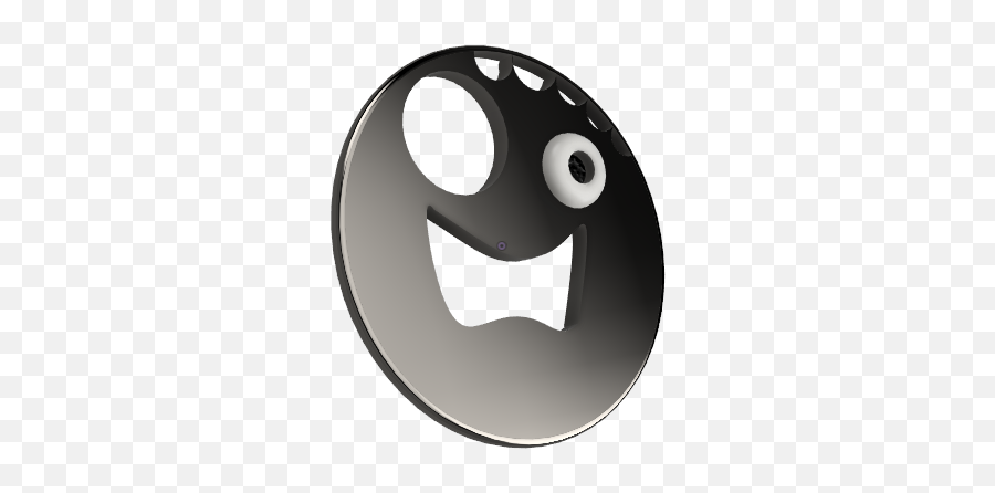 Edgy And Cool Round Bottle Opener - Freelance Consumer Dot Emoji,Emoticon V8