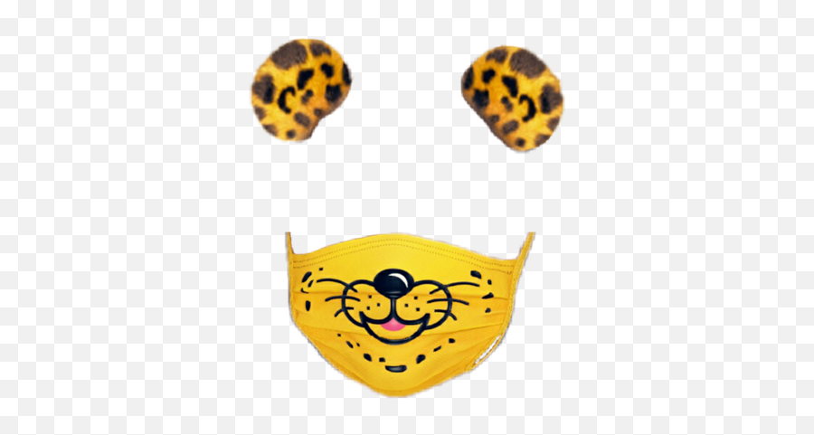 Filter Face Ears Leopard Mask Sticker By Alessia - Happy Emoji,Emoticon Ears