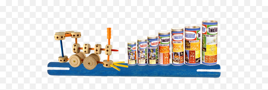 Tinkertoy National Toy Hall Of Fame - Classic Wood Building Toys Emoji,Robert Platic Wheel Of Emotion