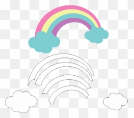 Pin Em Risks And Molds - Chuva De Amor Molde Arco Iris Emoji,Apliques De Emotions Em Eva
