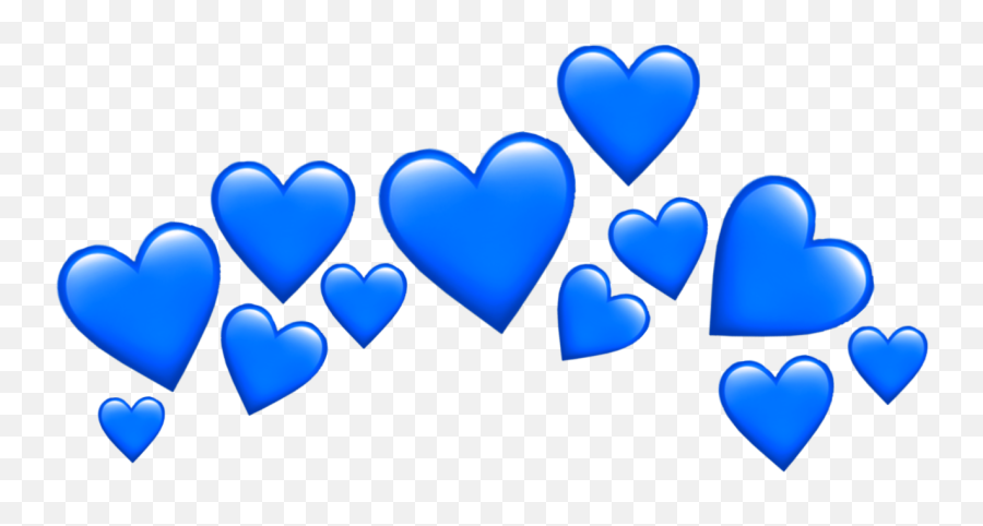 Blue Heart Headband Blueheart Sticker By Phebs - Language Emoji,Blue Heart Emoji Png