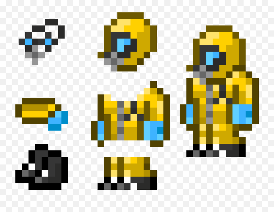 Journeys End Vanity Contest Submission - Terraria Hazmat Suit Emoji,Hope, Will, Vanity Emotions