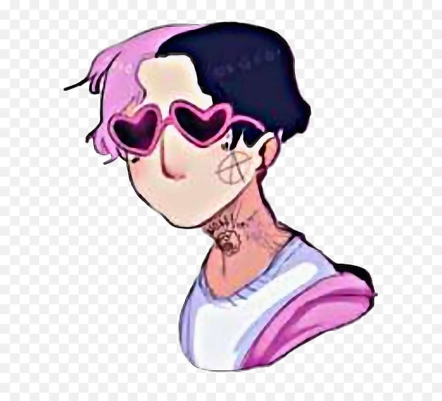 Lil Peep Lilpeep Trap Sticker - Simple Lil Peep Drawings Emoji,Peep Emoji