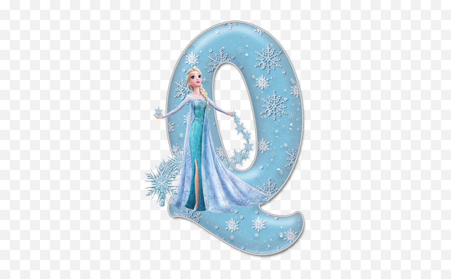 Alfabeto De Elsa Con Vestido De Gala - Oh My Alfabetos Emoji,Bizcochos Con Decoraciones De Emojis