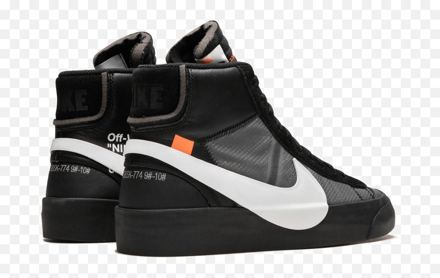 Nike - Blazermidoffwhitegrimreaper3 Yzy Dealer Nike Blazer Off White Black Back Emoji,Grim Reaper Emoticon Facebook