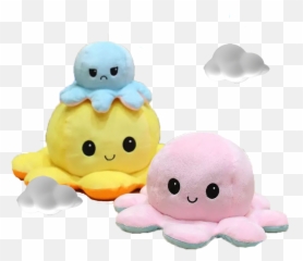 Octopus Mate Is The Home Of The Original Reversible Octopus - 40cm Octopus Plush Emoji,Emotions Plush