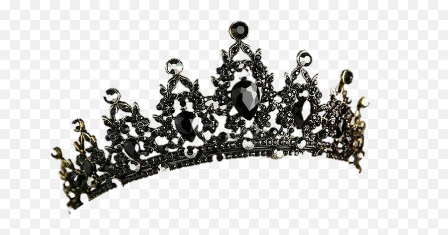 Black Negro Crown Corona Sticker By Ailin Medina - Mahkota Hitam Emoji,Black Queen Emoji