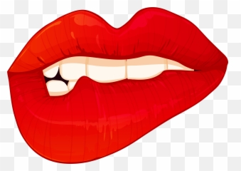 Lip Biting Clip Art - Biting Lip Png Emoji,Emotion Of Parsed Lips