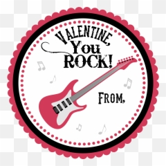 You Rock Valentine As A Graphic Illustration Free Image - Rock Valentine Emoji,Emoticon Rock Guitar