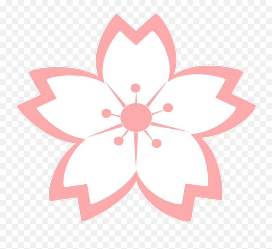 Sakura Blossom - Alice Svg Vector Sakura Blossom Alice Sakura Flower Vector Emoji,Emoji Svg Cherry