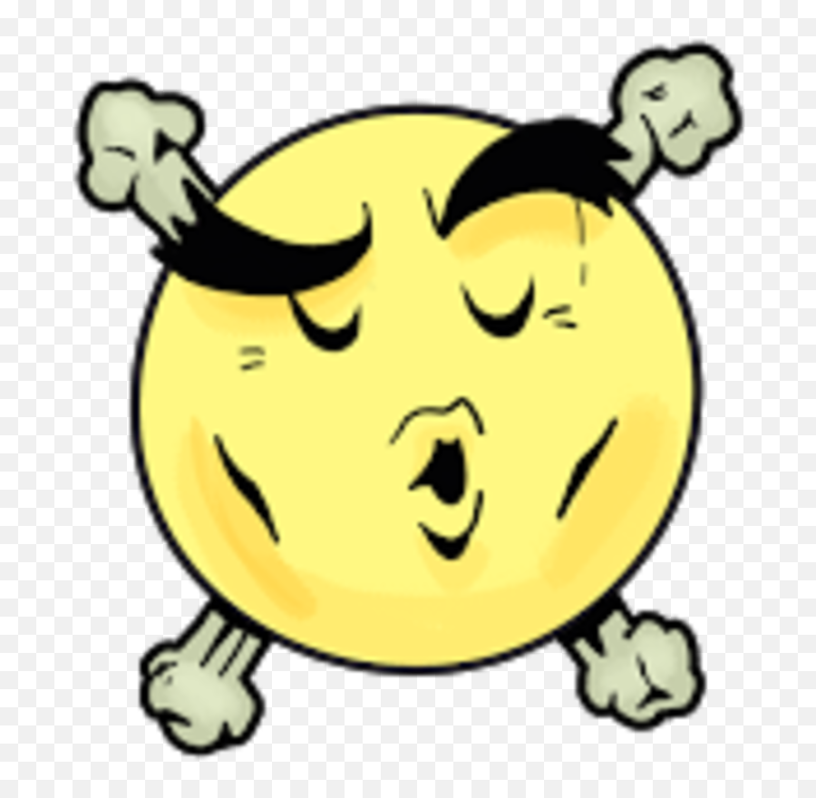 Smiley The Psychotic Button Vidio Stickers For Whatsapp - Ecrivain Emoji,Whatsapp Emoticon Tired Clipart