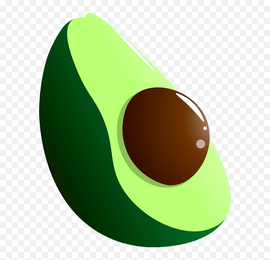 Half Avocado Clipart Free Download Transparent Png Creazilla - Hass Avocado Emoji,Cut An Paste Emoji