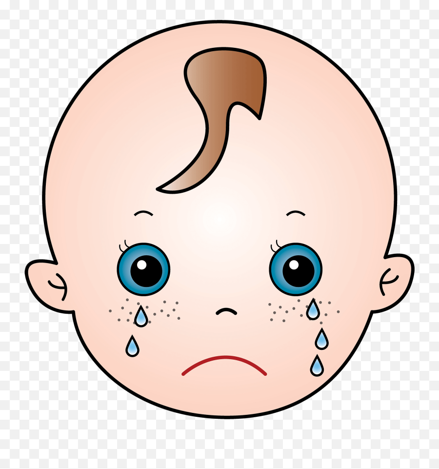 Baby Face Crying Clipart Free Download Transparent Png Emoji,Crying Emoticon Drawing