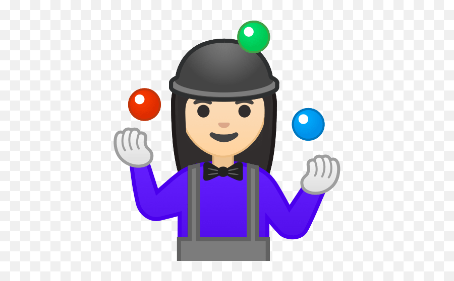 U200d Woman With Hat Juggling In Light Skin Tone Emoji,01f3fb Emoticon