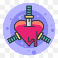 Blade Halloween Hearts Knife Scary - Illustration Emoji,Stabbing Emoji