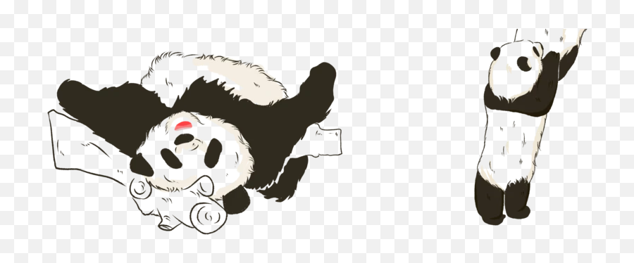 Real Panda Decorative Element Pattern Collection Png Emoji,Facebook Emoticon Red Panda