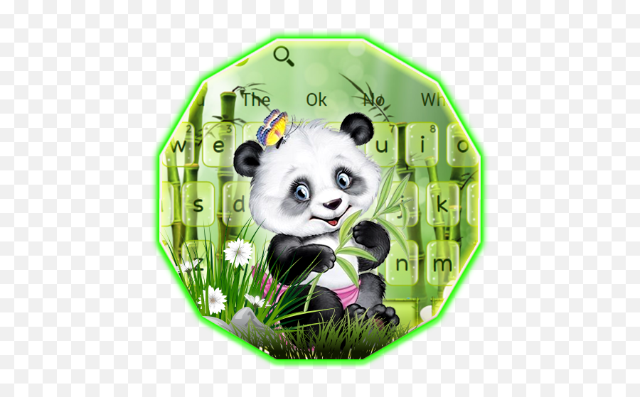 Cute Panda Bamboo Keyboard Theme Hack Cheats U0026 Hints - Happy Emoji,Emoji Keyboard Game Answers