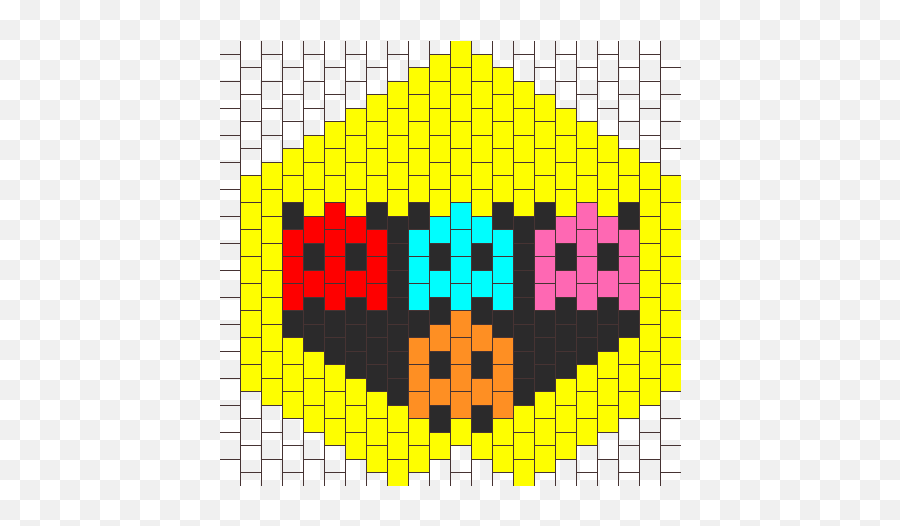 Search Results Pacman Ghosts Bead Patterns Kandi Patterns Emoji,Pac Man Ghost Emojis