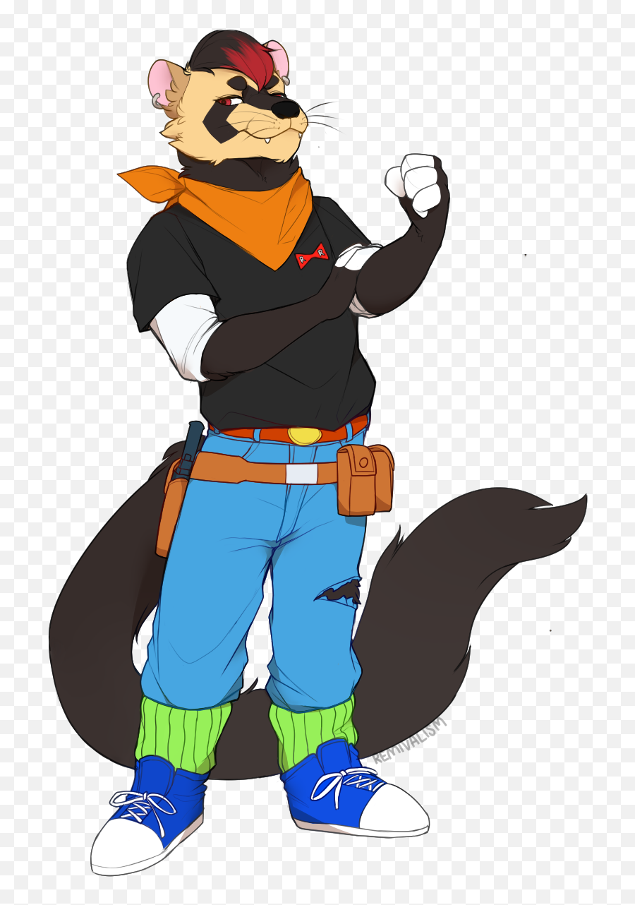 C Android 17 Bandit By Remivalism Clipart - Full Size Emoji,Don Karnage Emotions