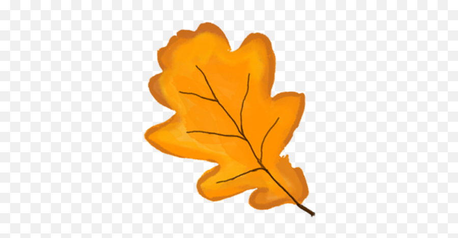 Download Yellow Painted Fall Leaf Clip Art - Clip Art Fall Emoji,Painting Emoji Png