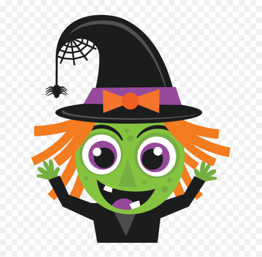 Pin On Inspired By - Cute Halloween Cartoon Witch Emoji,Witch Hat Emoji