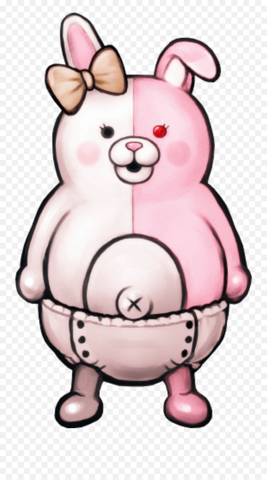 Danganronpa Sticker - Monomi Danganronpa Emoji,Monokuma Emoticon