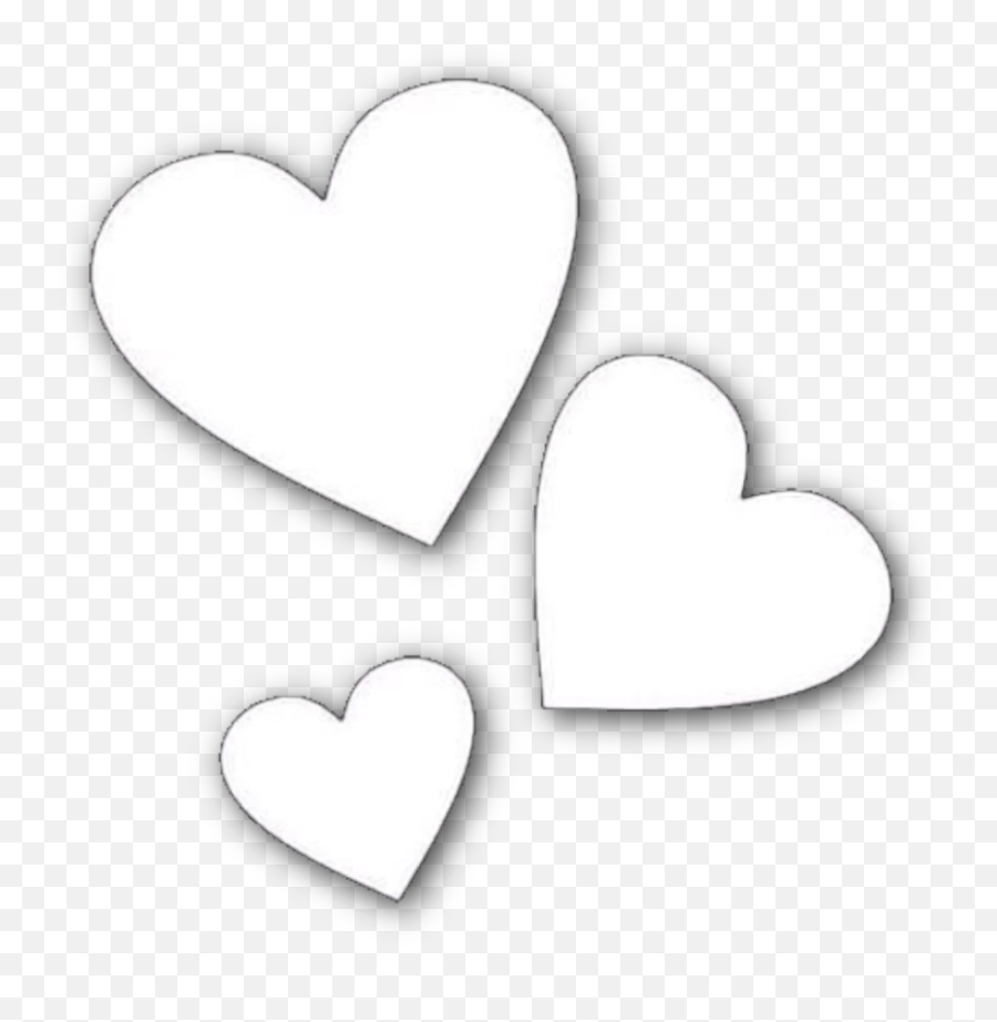 Hearts Triple Overlay Icon Sticker - Girly Emoji,Triple Heart Emoji