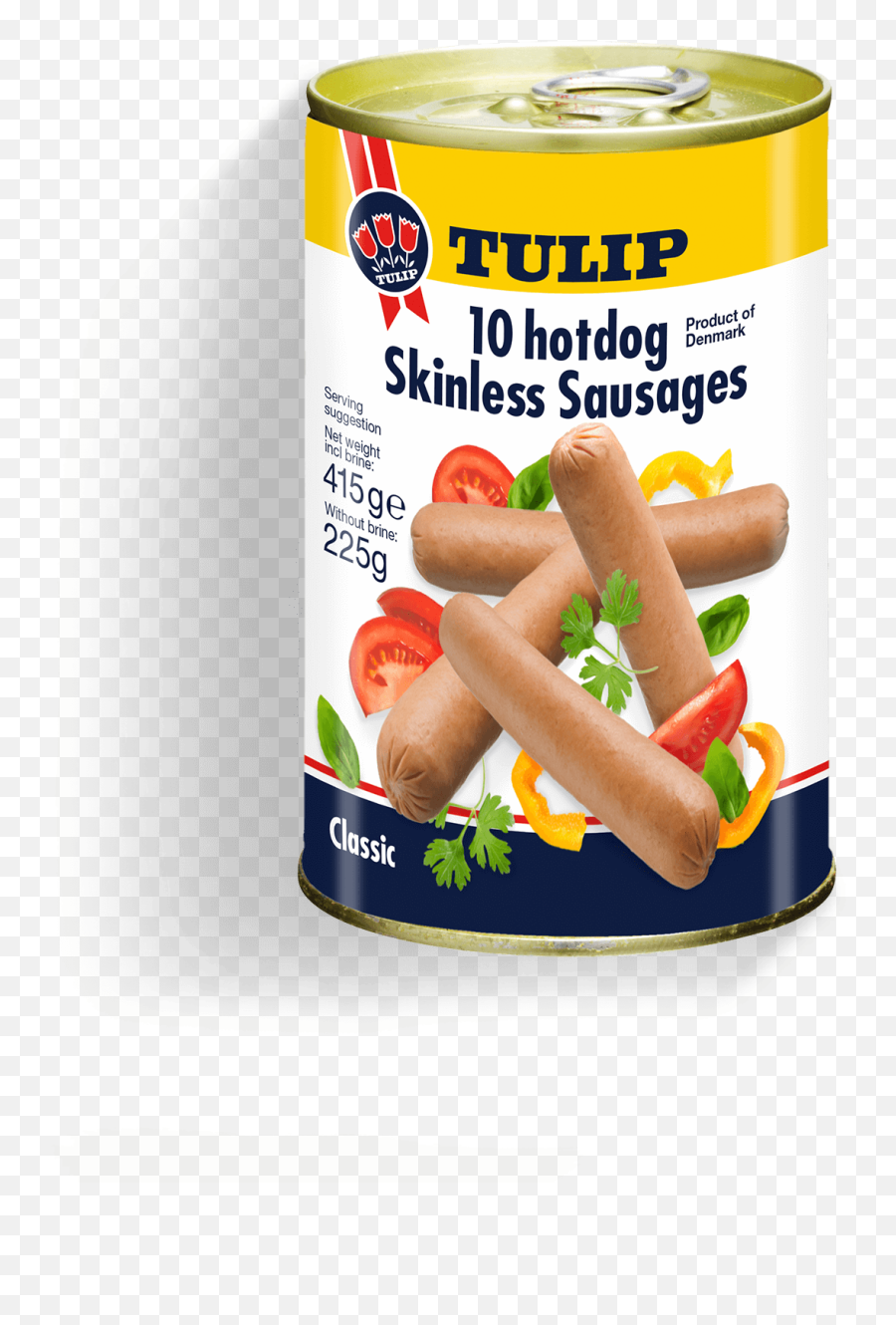 Tulip 10 Hot Dog Skinless Sausages - Aluminum Can Emoji,Hot Dog Emoticon