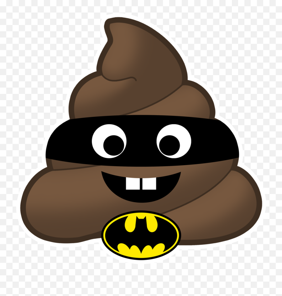 Poop Clipart Cowboy Picture - Batman Poop Emoji,Shit Emoji Hat