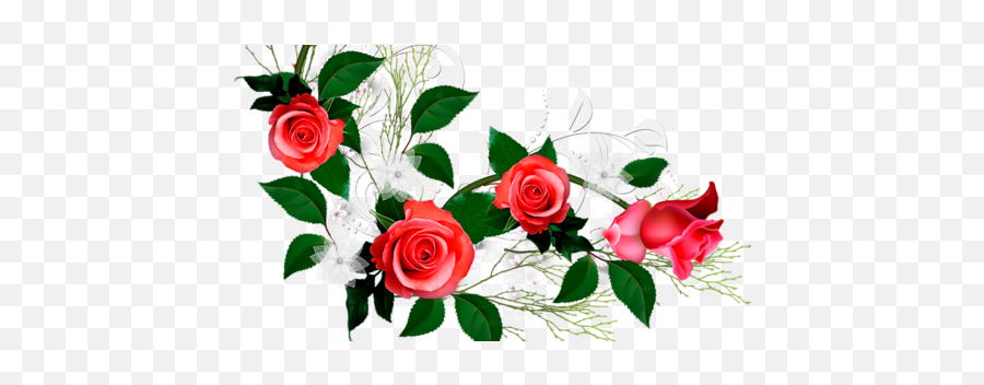 Arranjo Rosas Vermelhas Thumb - Red Flower Corner Png Full Buenos Dias Dios Te Bendiga Feliz Sabado Gif Emoji,Red Flower Emoji