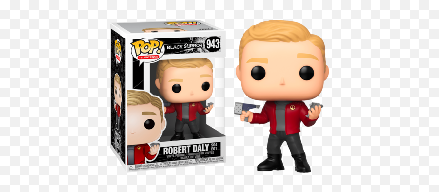 Funko Tv Movie Video Game Action - Pop Tv Black Mirror Robert Daly Emoji,Emoji Action Figures