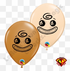 5 Inch Round Assortment Gingerbread Man - Balloon Emoji,Gingerbread Emoticon