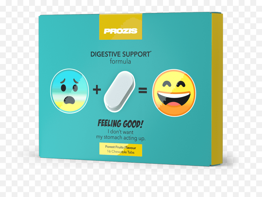 Feeling Good - Digestive Care 16 Chewable Tabs Happy Emoji,Saltine Cracker Emoji