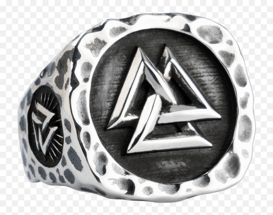 Rings Tagged Valknut - Ancient Treasures Ring Emoji,Lucifer Cross Emoticon