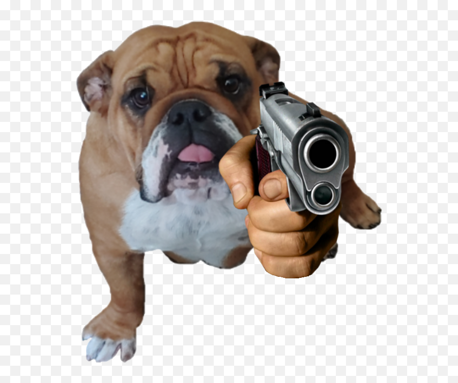 Gun Emojis - Discord Emoji Doge Gun,Cursed Emoji Gun