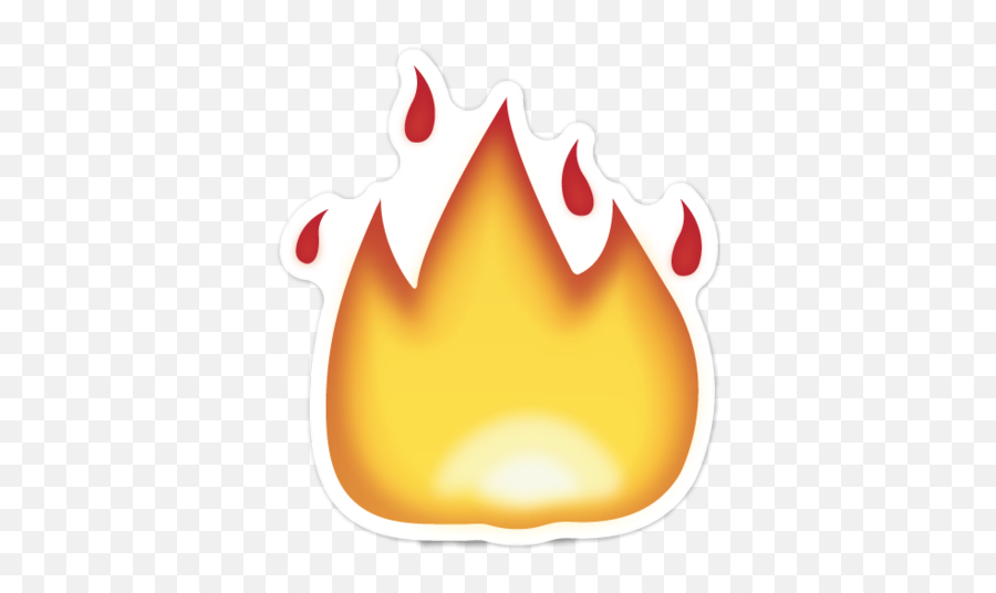 Emoji De Fuego Png Transparent Images - Stickers Tumblr Png Orange,Imagenes De Emoji