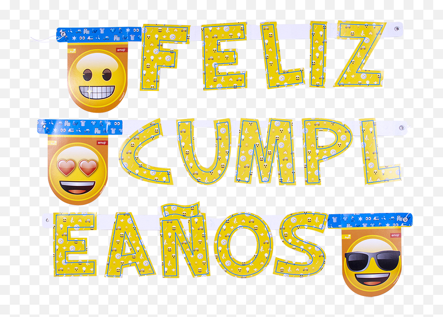 Guirnalda Emoji - Happy,Bolsas Para Los Dulces De Emojis