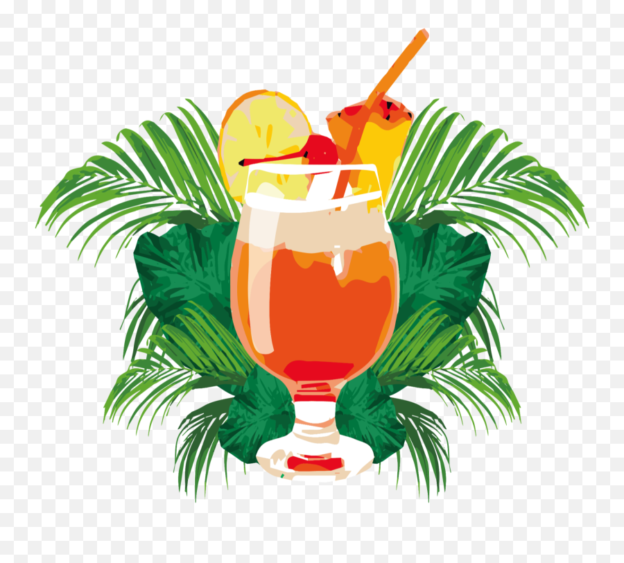Mq Red Drink Tropical Coctail Sticker - Classic Cocktail Emoji,Tropical Drink Emoji