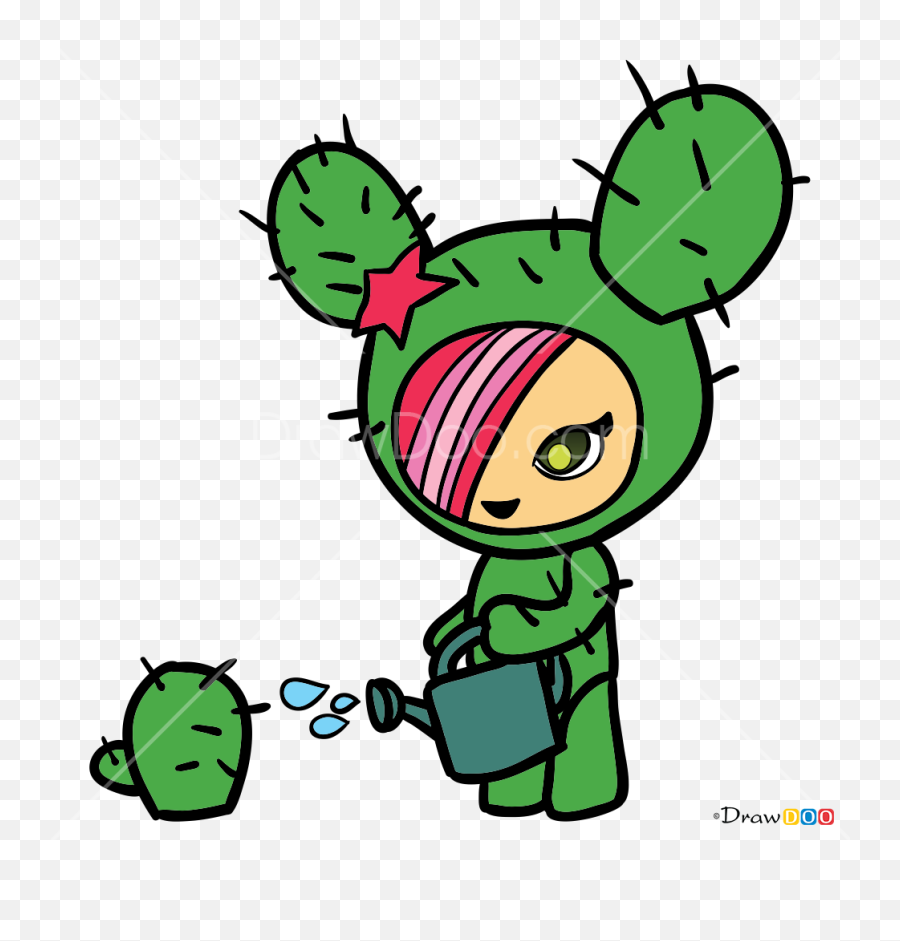 How To Draw Sandy Tokidoki - Draw Tokidoki Characters Emoji,Two Green Bear Emojis And An Astrix