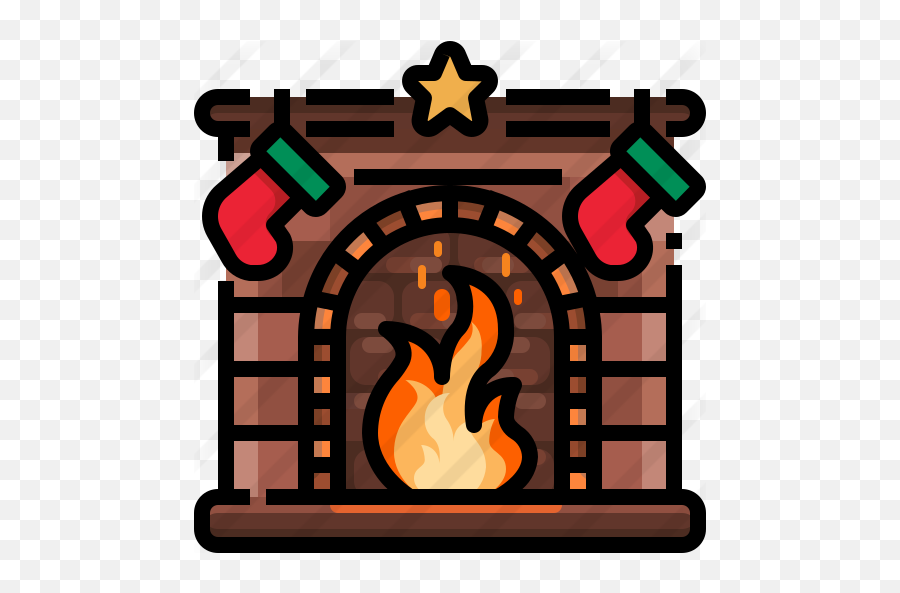 Fireplace - Horizontal Emoji,Fireplace Emoji