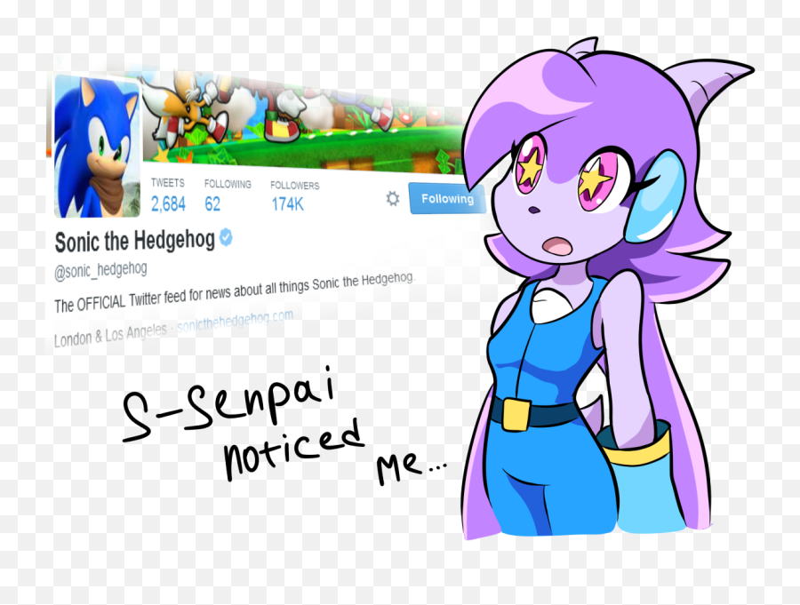 Tweets Following Followers 2684 62 174k Following - Sash Sonic Lilac Freedom Planet Emoji,Sonic Without Emotion