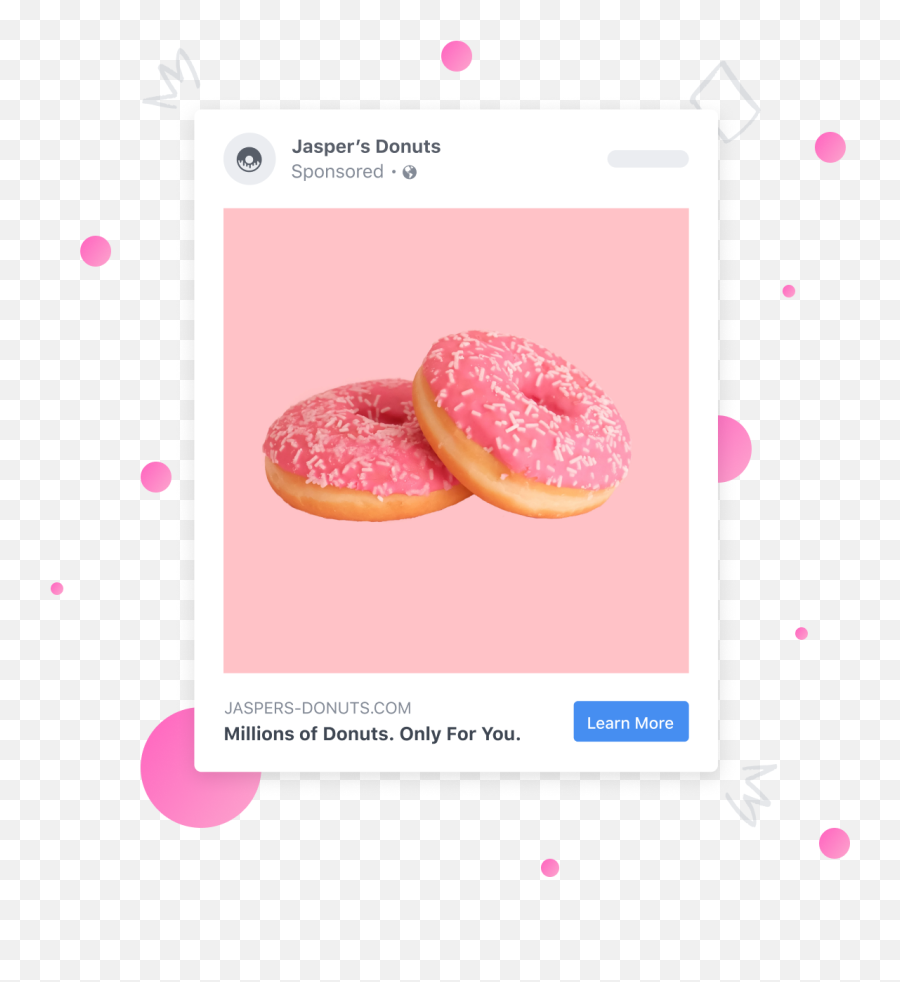 Facebook Ads In Minutes - Canvas Roze Donuts Met Roze Achtergrond Emoji,Facebook Emoticons Donuts