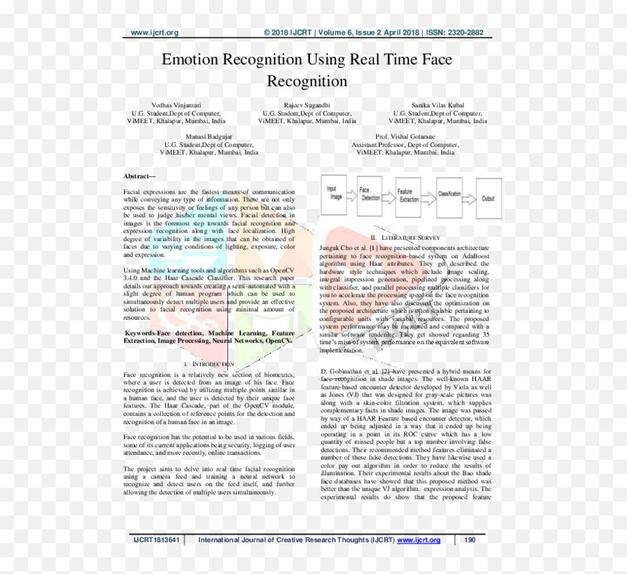 Pdf Emotion Recognition Using Real Time Face Recognition - Document Emoji,Open Cv Emotion